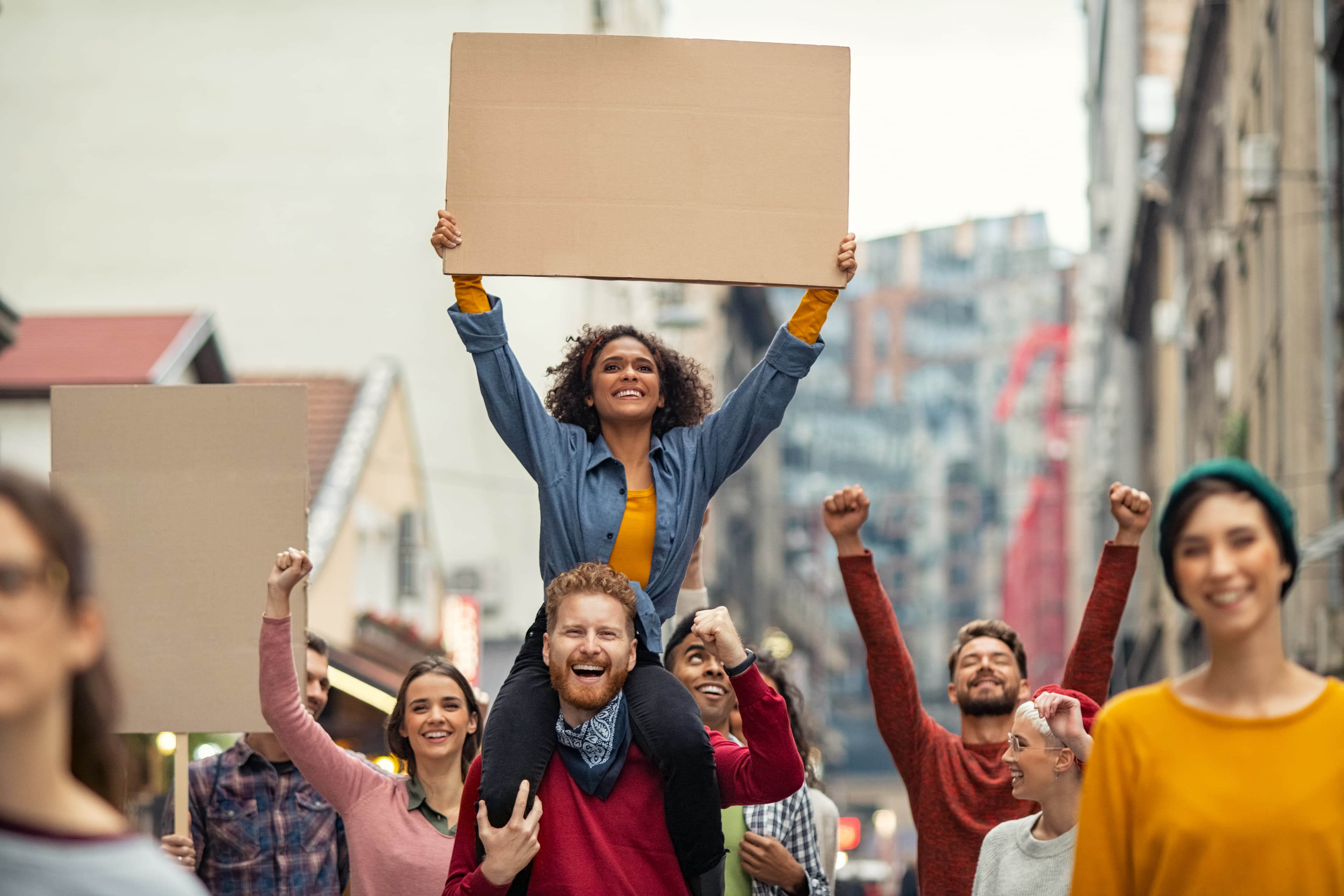 GenZ protesting