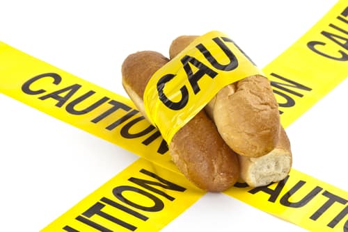 Brood gluten gevaar