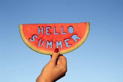 Hello summer op watermeloen
